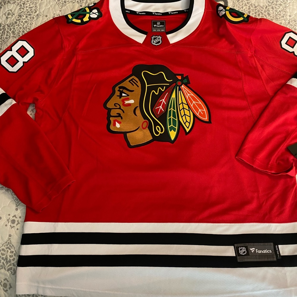 Patrick Kane #88 Chicago Blackhawks Home  Breakaway Jersey (Red) Size XXL - Picture 9 of 10